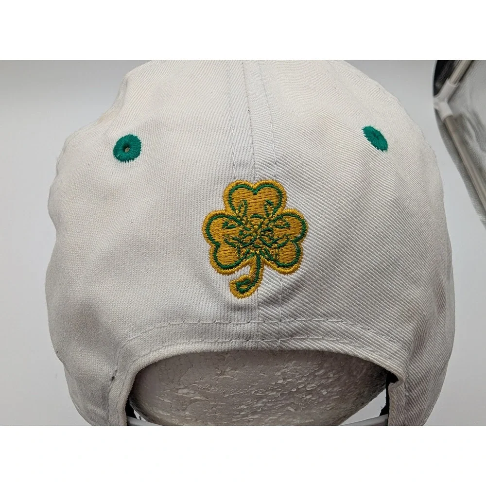 New Era Bud Lucky Snapback Hat White Green Shamrock St Patricks Day Cap